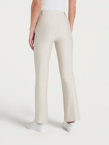 Pantalone flare alla caviglia in Compact Bianchi Donna - Ragno