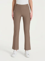 Pantalone flare alla caviglia in Compact Marroni Donna - Ragno