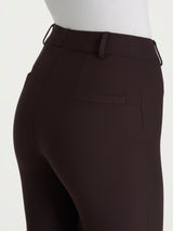 Pantalone flare alla caviglia in Compact Marroni Donna - Ragno