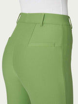 Pantalone flare alla caviglia in Compact Verdi Donna - Ragno