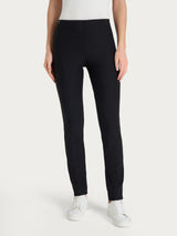 Pantalone a sigaretta con spacchetti in Compact Neri Donna - Ragno