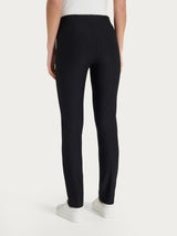 Pantalone a sigaretta con spacchetti in Compact Neri Donna - Ragno