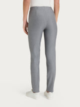 Pantalone a sigaretta con spacchetti in Compact Neri Donna - Ragno
