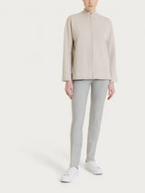 Pantalone a sigaretta con spacchetti in Compact Marroni Donna - Ragno