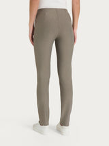 Pantalone a sigaretta con spacchetti in Compact Grigi Donna - Ragno