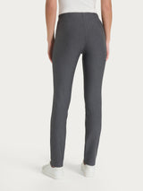 Pantalone a sigaretta con spacchetti in Compact Neri Donna - Ragno