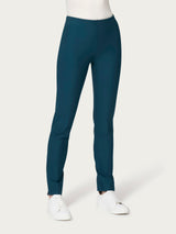 Pantalone a sigaretta con spacchetti in Compact Blu Donna - Ragno