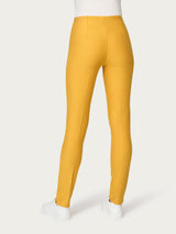 Pantalone a sigaretta con spacchetti in Compact Gialli Donna - Ragno