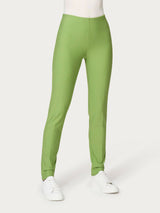 Pantalone a sigaretta con spacchetti in Compact Verdi Donna - Ragno
