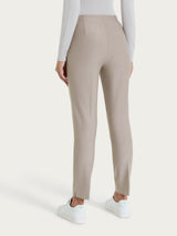 Pantalone a sigaretta con spacchetti in Compact Grigi Donna - Ragno