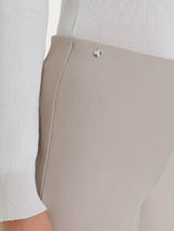 Pantalone a sigaretta con spacchetti in Compact Grigi Donna - Ragno