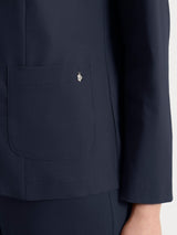 Blazer leggero con chiusura a due bottoni in Super Fresh Blu Donna - Ragno