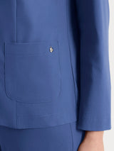 Blazer leggero con chiusura a due bottoni in Super Fresh Blu Donna - Ragno