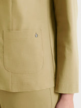 Blazer leggero con chiusura a due bottoni in Super Fresh Verdi Donna - Ragno