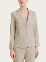Blazer leggero con chiusura a due bottoni in Super Fresh Marroni Donna - Ragno