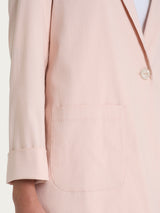 Blazer leggero destrutturato in Super Fresh Rosa Donna - Ragno