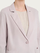 Blazer leggero destrutturato in Super Fresh Rosa Donna - Ragno