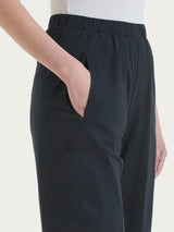 Pantalone corto Cargo in Super Fresh Neri Donna - Ragno