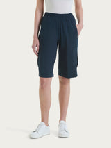 Pantalone corto Cargo in Super Fresh Blu Donna - Ragno