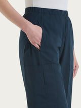 Pantalone corto Cargo in Super Fresh Blu Donna - Ragno