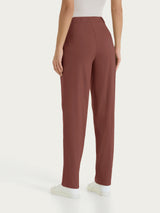 Pantalone a carota con tasche in Super Fresh Marroni Donna - Ragno