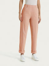 Pantalone a carota con tasche in Super Fresh Arancioni Donna - Ragno