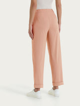 Pantalone a carota con tasche in Super Fresh Arancioni Donna - Ragno