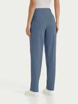 Pantalone a carota con tasche in Super Fresh Neri Donna - Ragno