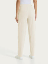 Pantalone a carota con tasche in Super Fresh Bianchi Donna - Ragno