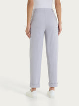 Pantalone a carota con tasche in Super Fresh Grigi Donna - Ragno