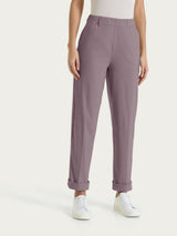 Pantalone a carota con tasche in Super Fresh Marroni Donna - Ragno