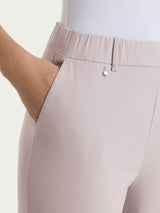 Pantalone a carota con tasche in Super Fresh Rosa Donna - Ragno
