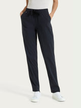 Pantalone jogger con tasche in Super Fresh Neri Donna - Ragno