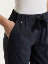 Pantalone jogger con tasche in Super Fresh Neri Donna - Ragno