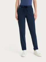 Pantalone jogger con tasche in Super Fresh Blu Donna - Ragno