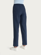 Pantalone jogger con tasche in Super Fresh Blu Donna - Ragno