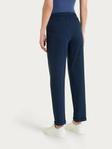 Pantalone jogger con tasche in Super Fresh Blu Donna - Ragno