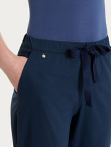 Pantalone jogger con tasche in Super Fresh Blu Donna - Ragno