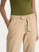 Pantalone jogger con tasche in Super Fresh Marroni Donna - Ragno