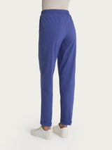 Pantalone jogger con tasche in Super Fresh Blu Donna - Ragno