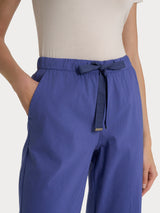 Pantalone jogger con tasche in Super Fresh Blu Donna - Ragno