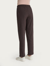 Pantalone jogger con tasche in Super Fresh Marroni Donna - Ragno