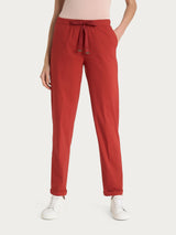 Pantalone jogger con tasche in Super Fresh Rossi Donna - Ragno