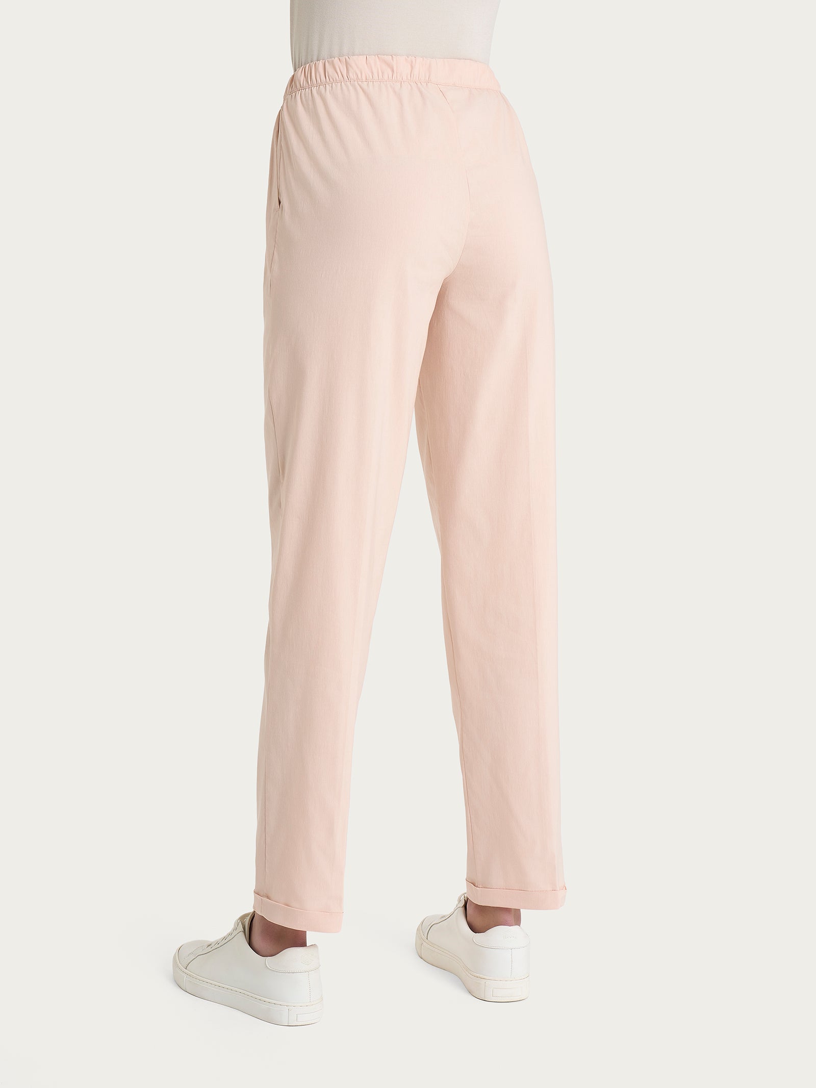 Pantalone jogger con tasche in Super Fresh Rosa Donna - Ragno