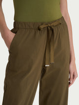 Pantalone jogger con tasche in Super Fresh Verdi Donna - Ragno