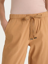 Pantalone jogger con tasche in Super Fresh Marroni Donna - Ragno
