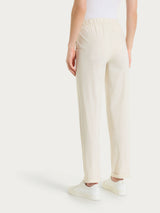 Pantalone jogger con tasche in Super Fresh Bianchi Donna - Ragno