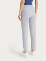 Pantalone jogger con tasche in Super Fresh Grigi Donna - Ragno