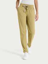 Pantalone jogger con tasche in Super Fresh Verdi Donna - Ragno