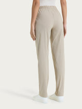 Pantalone jogger con tasche in Super Fresh Marroni Donna - Ragno